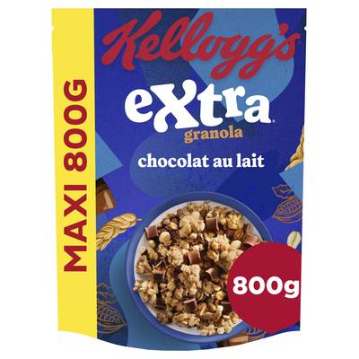 Kellogg's Céréales Extra Chocolat au Lait, 800g