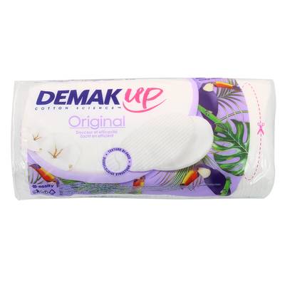 Demak Up Ovales à démaquiller Original Duo, 70 pièces