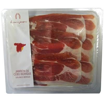 Cave à Jambons Jambon Cébo 50 % Race Ibérique, 24 mois, 80g