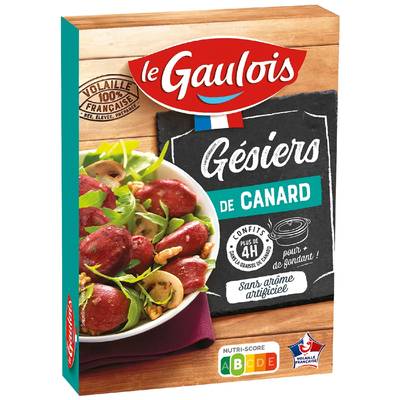 Le Gaulois Gésiers de Canard Confit, 180g