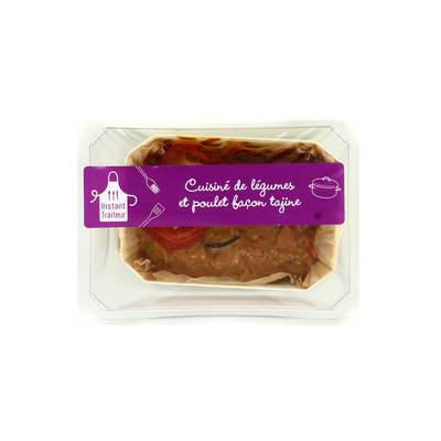 Instant Traiteur Cuisiné de Légumes et Poulet Façon Tajine, 280g