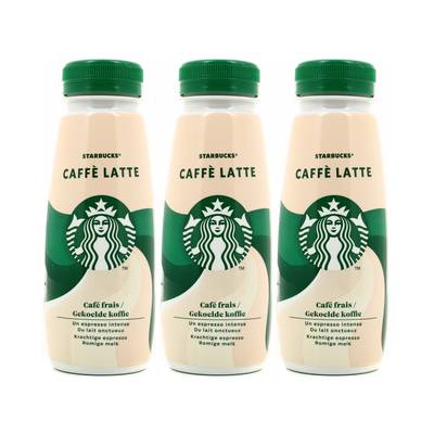Starbucks Caffe Latte, 3x220ml