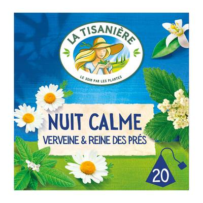 La Tisanière Infusion nuit calme, 20 sachets