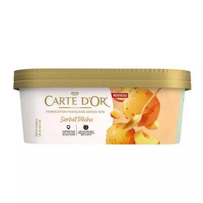 Carte d'Or Sorbet pêche, 455g