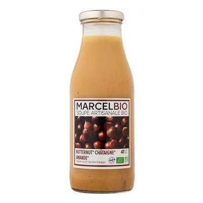 Marcel Bio Soupe Potiron Châtaigne Amande Noisette Bio, 480ml