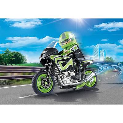 4008789702043 - PLAYMOBIL® City Life - Pilote et moto