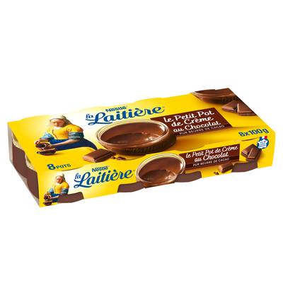 La laitière Crème au chocolat, 8x100g