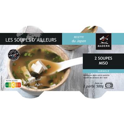 Madern Soupes Miso 2x250g, 500g