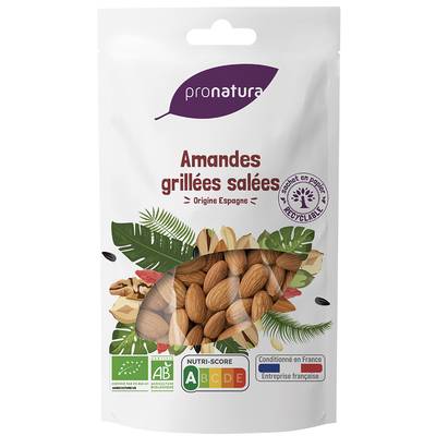 Pronatura Amande grillée salée bio, 250g