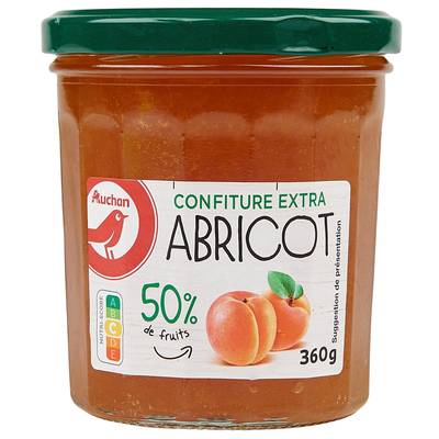 Auchan Confiture extra d'Abricots, 360g