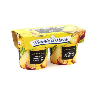 Mamie Nova Gourmand ananas passion, 2x150g