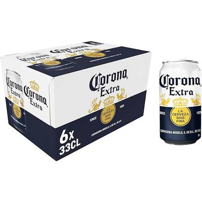 Corona Bière blonde  4.5°, 6x33cl