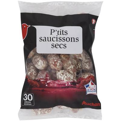 Auchan Mini Saucissons Secs, 200g