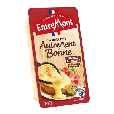 Entremont Raclette nature et fruitée, 350g