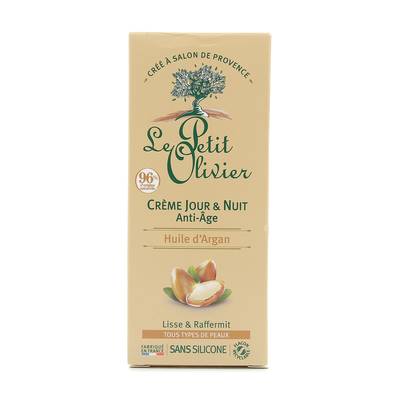 Le petit Olivier Crème Jour & Nuit Anti-Âge Huile d'Argan, 50ml