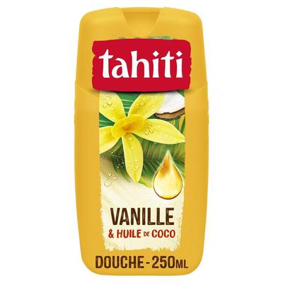 Tahiti Gel Douche Hydratant Vanille & Huile de Coco, 250ml