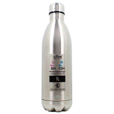 5 five Bouteille Isotherme en Inox, 1L