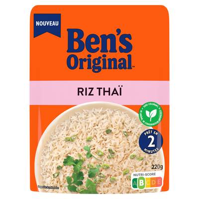 Ben's Original Riz Micro-Ondes Express Thai, 220g