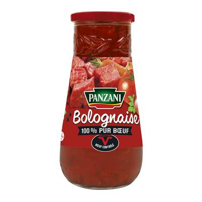 Panzani Sauce Bolognaise Pur Boeuf, 650g