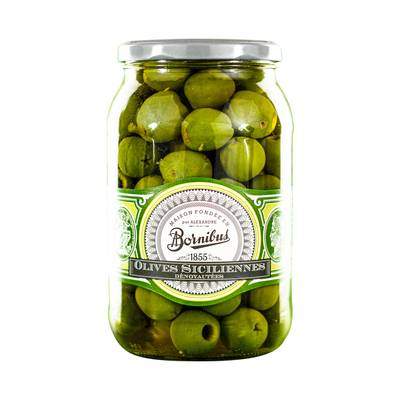 Bornibus Olives Siciliennes Denoyautées, 880g