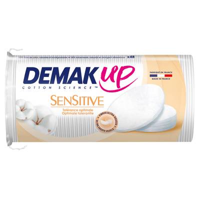 Demak Up Ovales à démaquiller Sensitive, 48  pièces