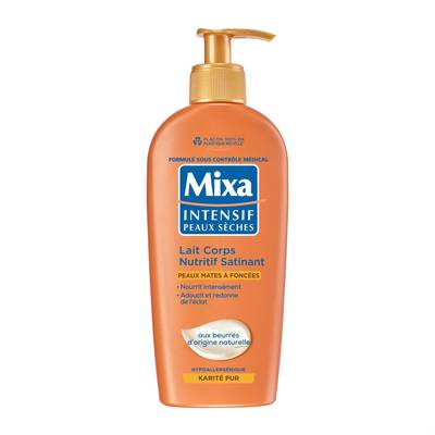 Mixa Lait Corps Nourrissant Effet Soleil pour Peaux Mates, 250ml