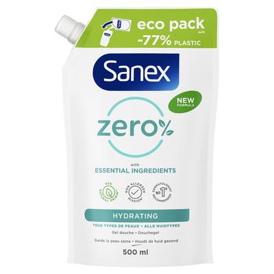 Sanex Gel douche peaux normales, recharge, 500ml