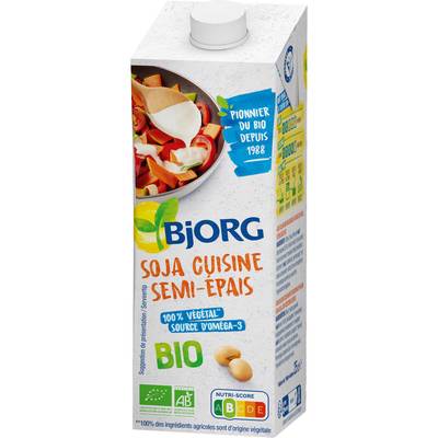 Bjorg Soja cuisine semi-épais bio, 25cl