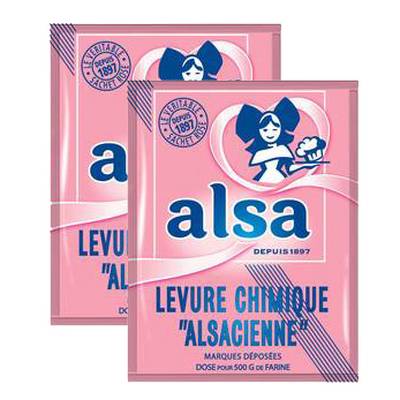 Alsa Levure chimique Alsacienne, 2x88g