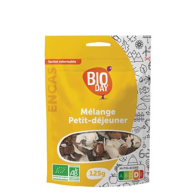 Bioday Mélange Petit Déjeuner, Sachet de 125g