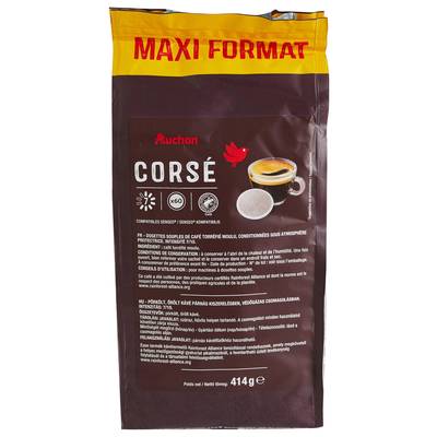 3245677720746 - Auchan - Dosettes de café corsé