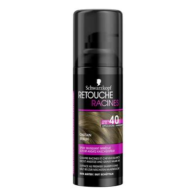 Schwarzkopf Coloration temporaire retouche racines châtain, 120ml