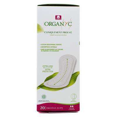 Organyc Protège-slips Maxi Bio coton - Extra long, 20  pièces