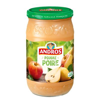 Andros Compote pomme poire, 750g
