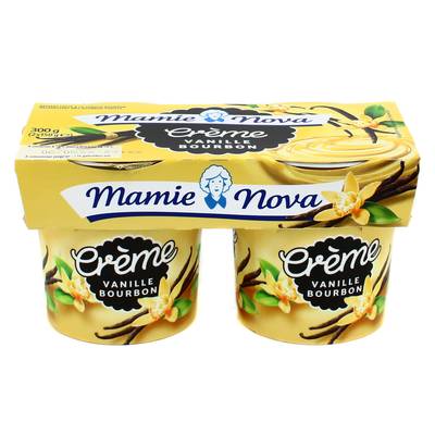 Mamie Nova Gourmand Saveur Vanille Bourbon, 2x150g