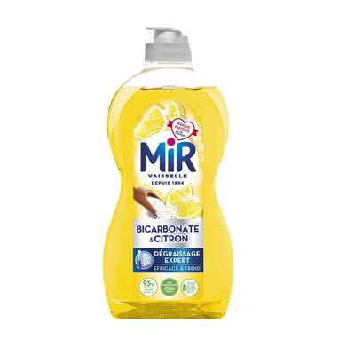 Mir Liquide vaisselle Bicarbonate Citron, 450ml