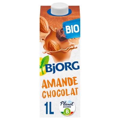 Bjorg Lait d'Amande Chocolat Boisson Végétale Bio, 1L