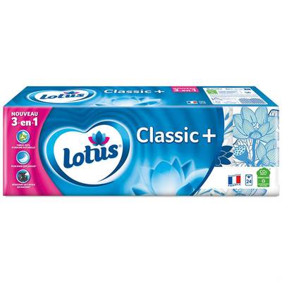 Lotus Mouchoirs étuis classic, 24 étuis