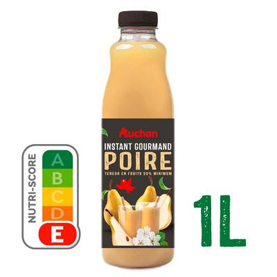 Auchan Nectar de poire, 1L