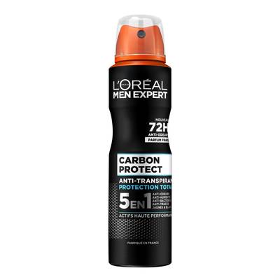 L'Oréal Men Expert Déodorant spray Carbon protect 5 en 1, 150ml