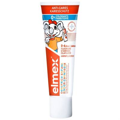 Elmex Dentifrice enfant 0-6 ans, 75ml