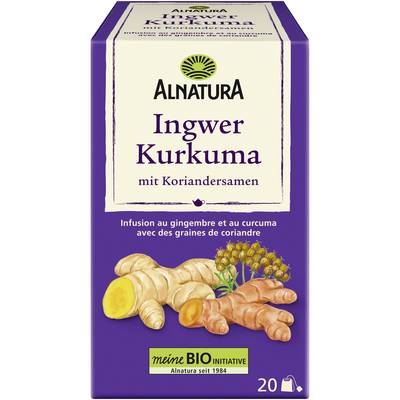 Alnatura Infusion Gingembre Curcuma Bio - 20 Sachets, 40g