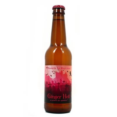 La Magicienne Bière Ginger Hell 5.1 °, 33cl