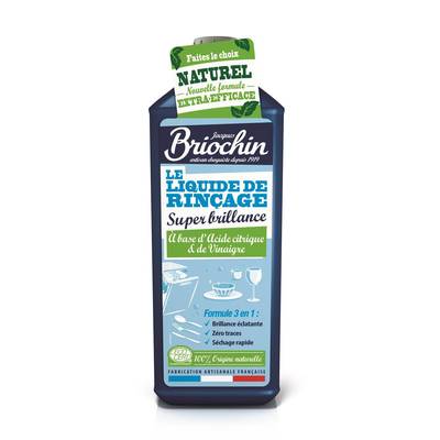 Briochin Liquide de rinçage à base d'acide citrique et de vinaigre Ecocert, 750ml