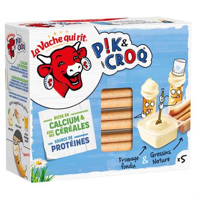 La vache qui rit Fromage fondu et gressins barquette, 175g