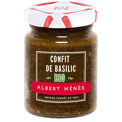 Albert Ménès Confit de basilic Bio, 90g
