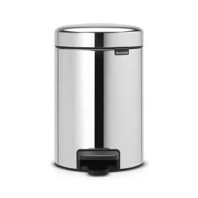 Brabantia Poubelle NewIcon brillant steel, 3L