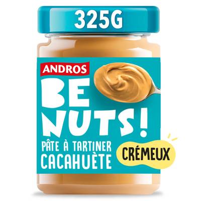 Be nuts Pâte à Tartiner Cacahuètes Crémeuse, 325g