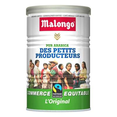 Malongo Café Moulu Arabica petits producteurs, 250g