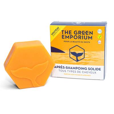 3760201135747 - The Green Emporium - Après-shampoing solide pour tous types de cheveux